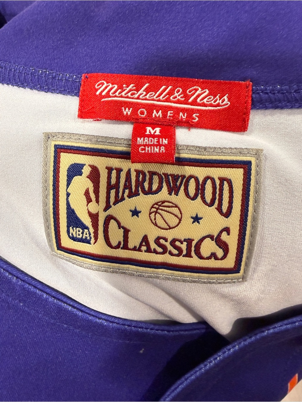 Mitchell Ness Phoenix Suns Cropped Baseball Jersey Medium Hardwood Classics - Picture 7 of 7